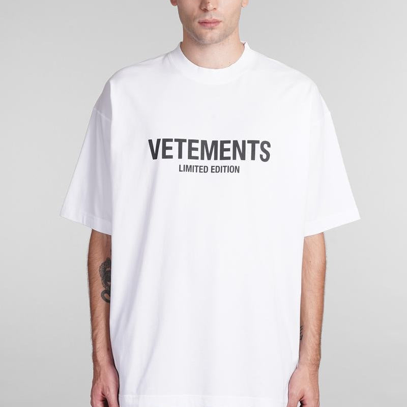 Vetements Limited Edition T-shirt in white cotton