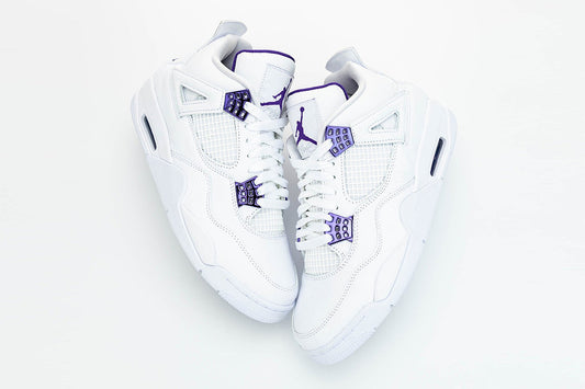NIKE AIR JORDAN 4 RETRO "PURPLE METALLIC" SNEAKER