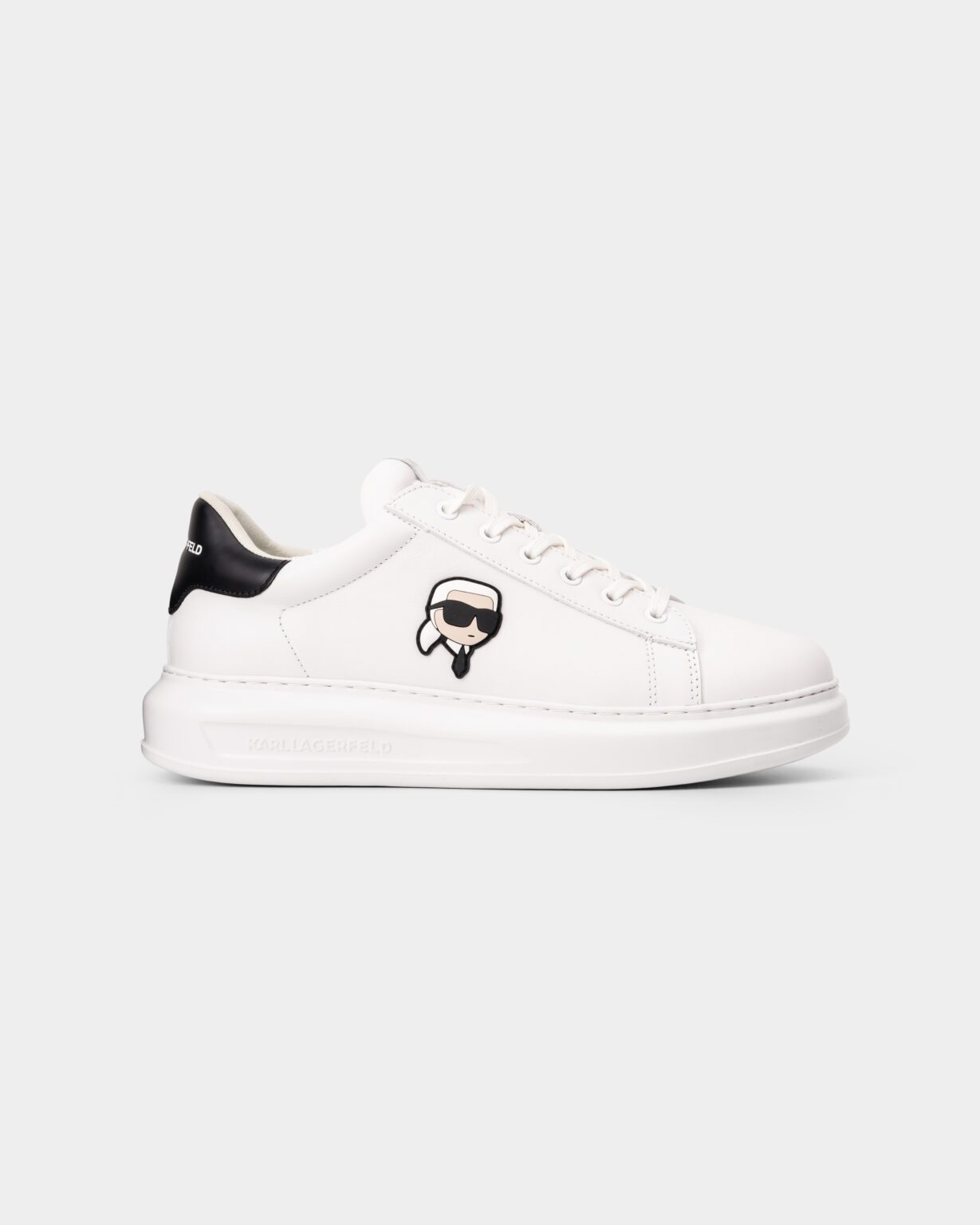 KARL LAGERFELD KAPRI NFT WHITE LTHR