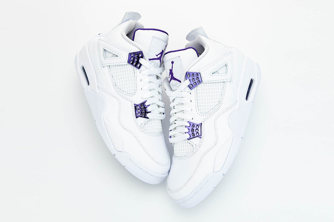 NIKE AIR JORDAN 4 RETRO "PURPLE METALLIC" SNEAKER