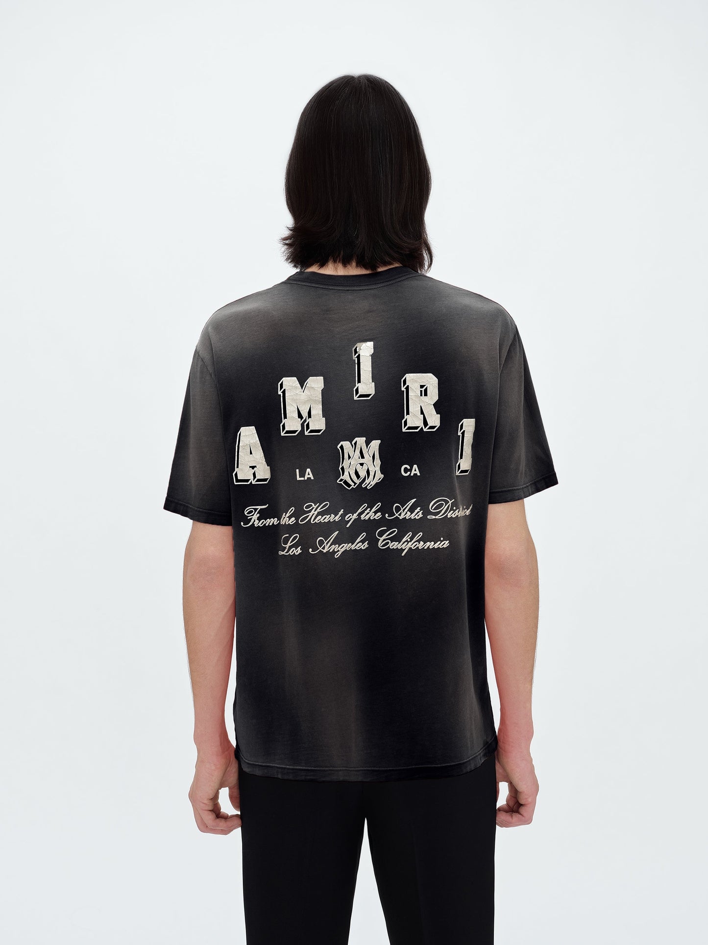 Amiri Vintage Collegiate Tee 'Black