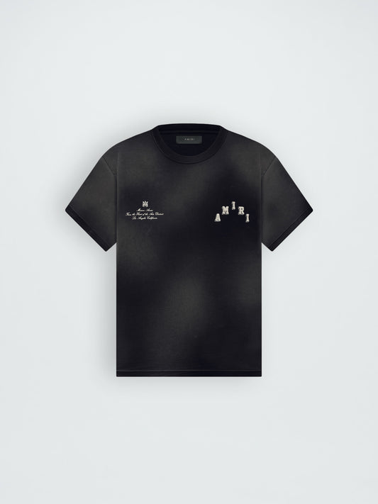 Amiri Vintage Collegiate Tee 'Black