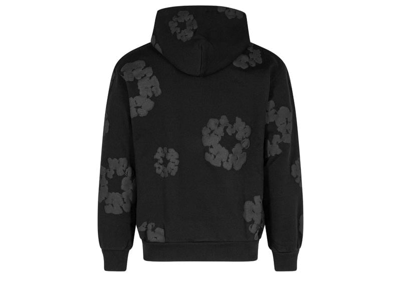 DENIM TEARS COTTON WREATH HOODIE BLACK