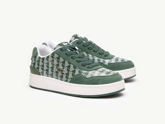 Lacoste Men's Ace Clip Leather Monogram Sneakers