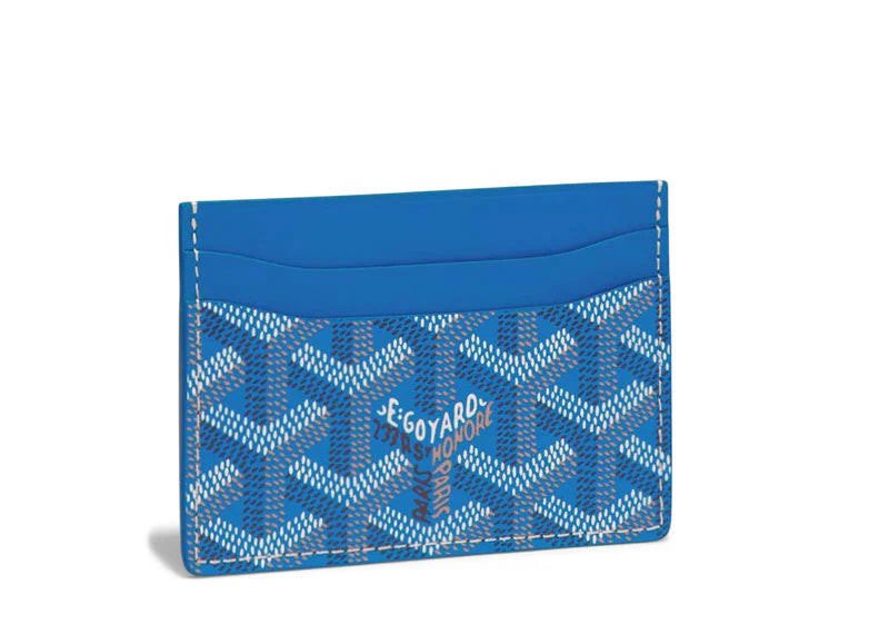 Goyard Saint Sulpice Sky Blu Wallet