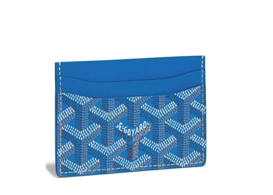 Goyard Saint Sulpice Sky Blu Wallet